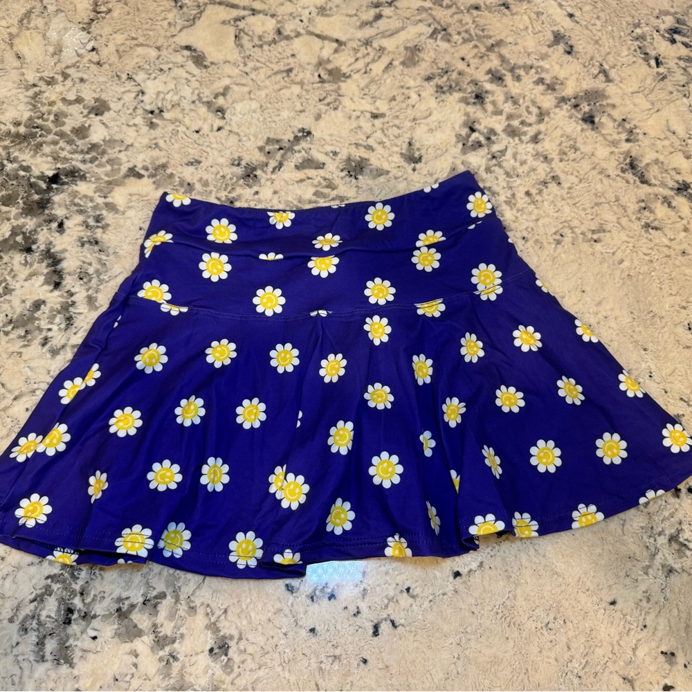 Bon Temps Boutique purple and gold skort NWT